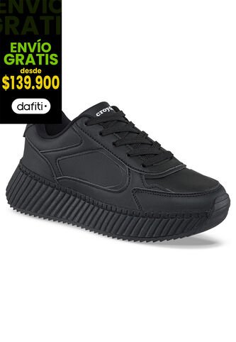 Tenis Urbanos Rixi Negro Para Mujer Croydon Croydon