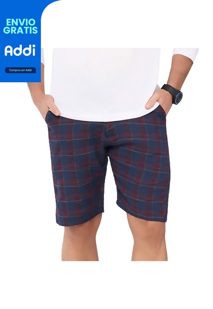 Bermuda Miguel Rojo Croydon Para Hombre