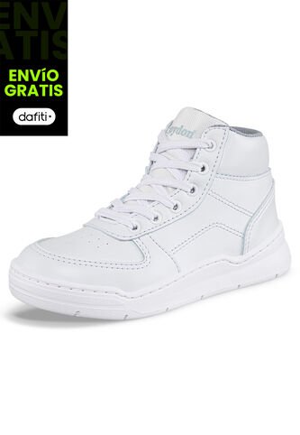 Tenis Colegio Roblo Bota Blanco Para Niño Y Niña Croydon Croydon