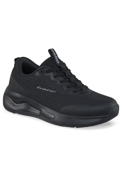 Tenis Running Quill Negro Croydon Para Mujer