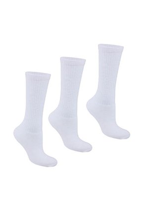 Medias Acanaladas Blanco Para Mujer Croydon