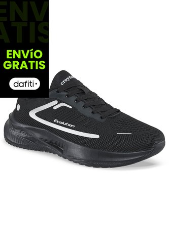 Tenis Running Bivix Negro-Negro Para Hombre Croydon Croydon