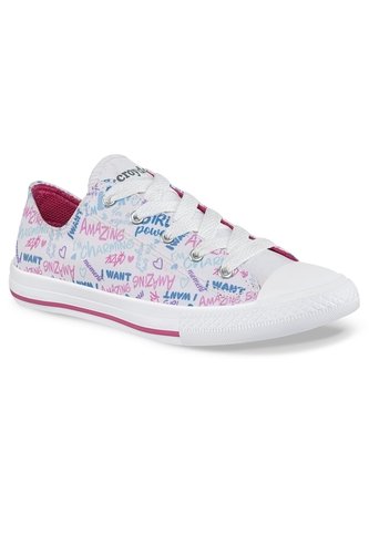 Tenis Casuales Charming Bajo Blanco Croydon Para Niña Croydon