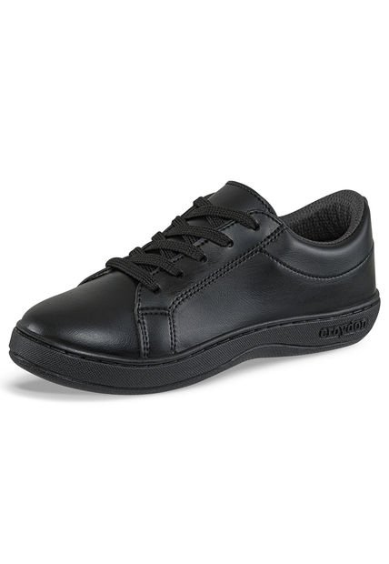 Tenis Colegio Oxford Negro Para Niño Y Niña Croydon