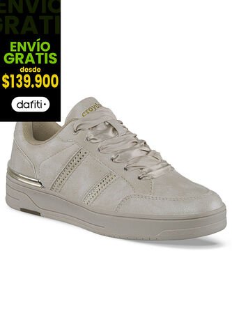 Tenis Urbanos Navira Beige Para Mujer Croydon Croydon
