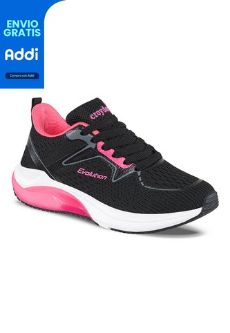 Tenis Rubus Negro Para Niña Croydon Croydon