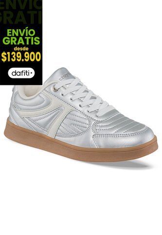 Tenis Urbanos Glyxar Plata Para Mujer Croydon Croydon