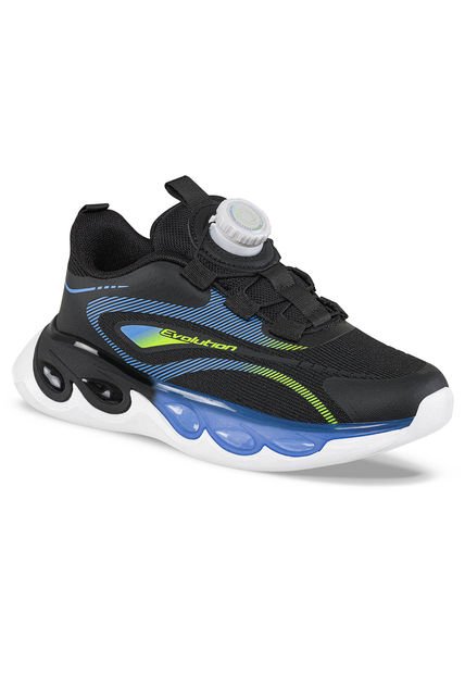 Tenis Running Halven Negro Para Niño Croydon