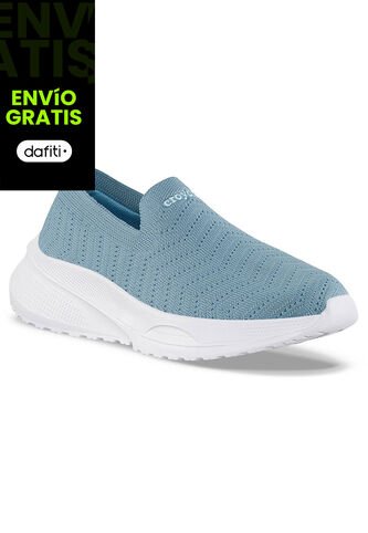 Tenis Para Caminar Slom Azul Croydon Para Mujer Croydon