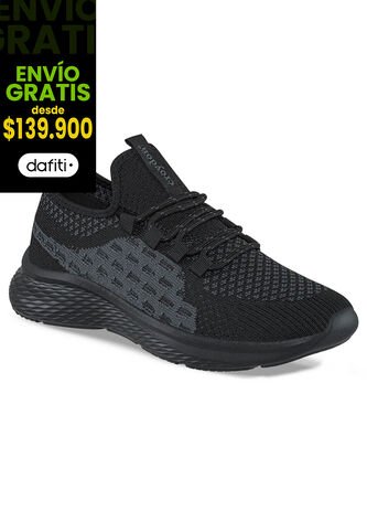 Tenis Running Trux Negro-Negro Para Mujer Croydon Croydon