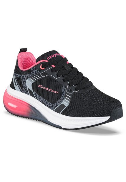 Tenis Running Dramon Negro Para Niña Croydon