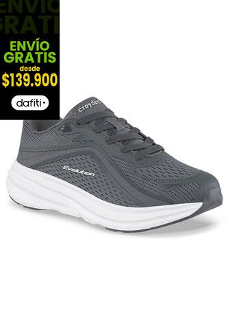 Tenis Running Tibble Gris Para Mujer Croydon Croydon