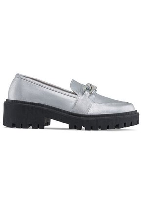 Mocasines Priscila Plata Para Mujer Croydon