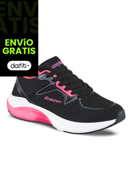 Tenis Rubus Negro Para Niña Croydon