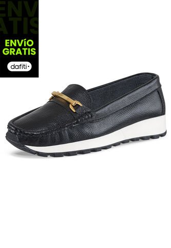Mocasines Senaida Negro Para Mujer Croydon Croydon