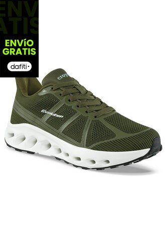 Tenis Running Garyk Verde Osc Croydon Para Hombre Croydon