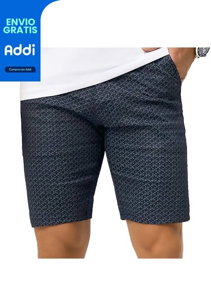 Bermuda Farias Azul Croydon Para Hombre