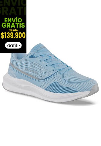 Tenis Running Lorlix Azul Claro Para Mujer Croydon Croydon