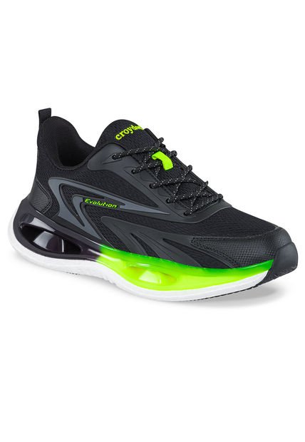 Tenis Running Dryno Negro Para Hombre Croydon