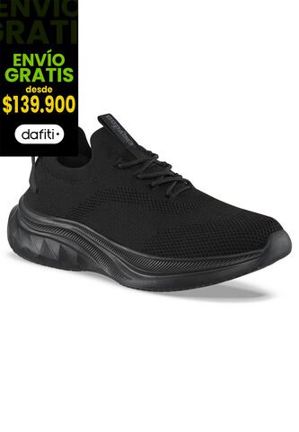 Tenis Para Caminar Sonivo Negro-Negro Croydon Para Hombre Croydon