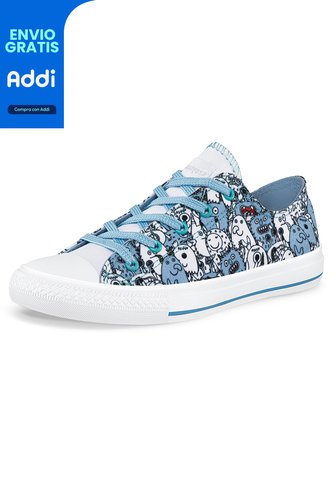 Tenis Lumale Bajo Azul Para Niña Croydon Croydon