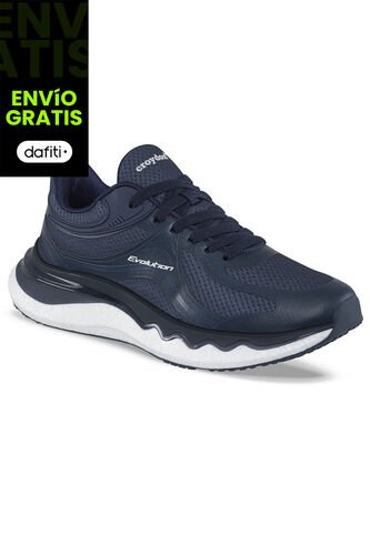 Tenis Running Vira Azul Osc Croydon Para Hombre Croydon
