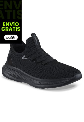 Tenis Para Caminar Oiril Negro Croydon Para Mujer Croydon