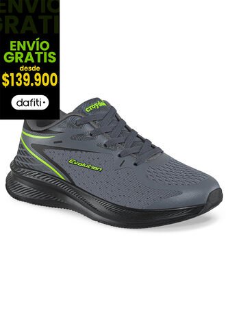 Tenis Running Zada Gris Osc Para Hombre Croydon Croydon