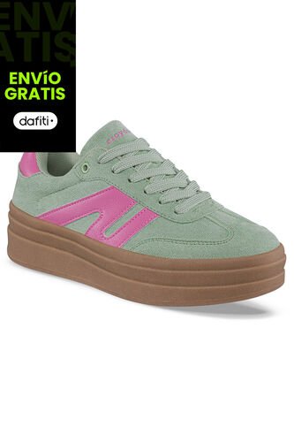 Tenis Urbanos Vintar Verde Croydon Para Mujer Croydon