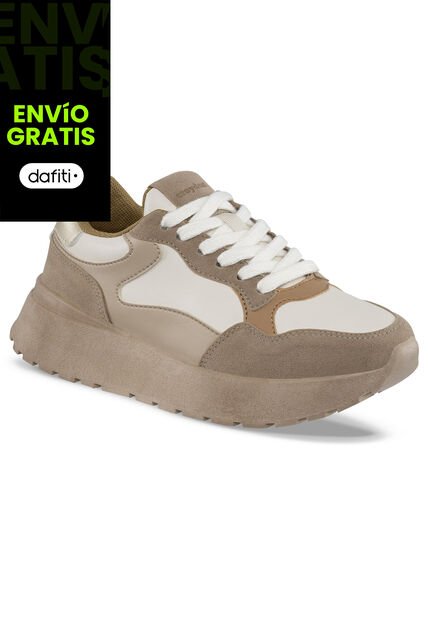 Tenis Urbanos Agatha Café Para Mujer Croydon