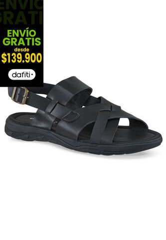 Sandalias Adriel Negro Para Hombre Croydon Croydon