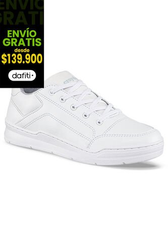 Zapatos Colegio Roblo Jr Blanco Para Hombre Y Mujer Croydon Croydon