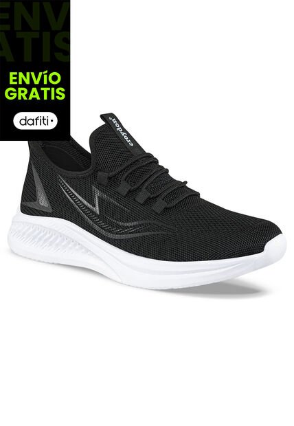 Tenis Running Drazz Negro Para Hombre Croydon