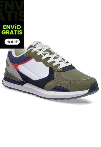 Tenis Urbanos Finox Blanco-M.Color Para Hombre Croydon Croydon