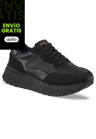 Tenis Urbanos Agatha Negro Para Mujer Croydon Croydon