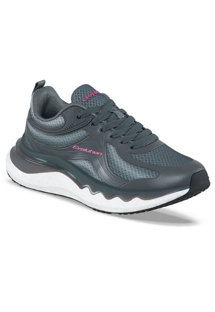 Tenis Running Flink Gris Osc Para Mujer Croydon