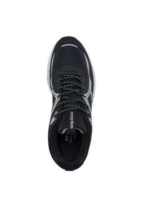 Tenis Running Zurex Negro-Blanco Croydon Para Hombre