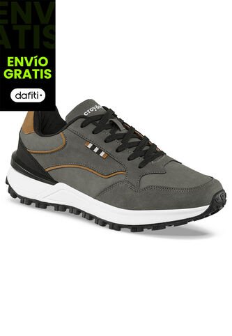 Tenis Urbanos Pehuf Gris Para Hombre Croydon Croydon