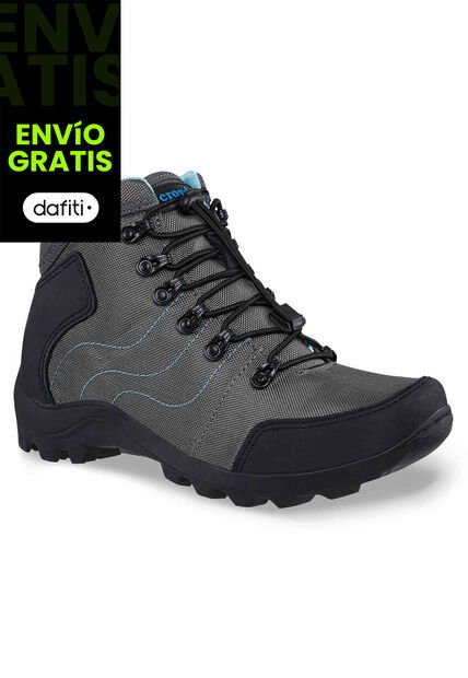 Botas Outdoor Tomoe Gris Para Mujer Croydon