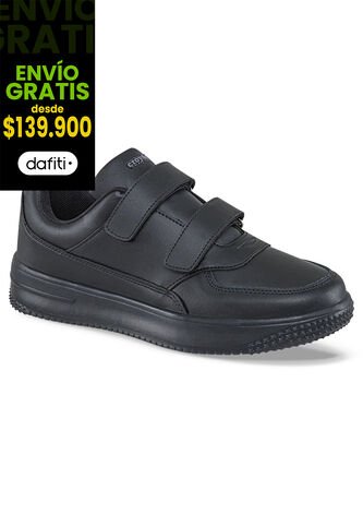 Tenis Colegio Shopir Pro V Negro-Gris Para Hombre Y Mujer Croydon Croydon