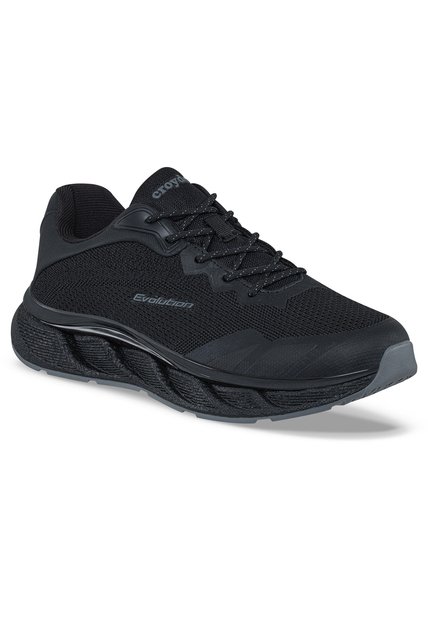Tenis Running Tavun Negro Croydon Para Hombre