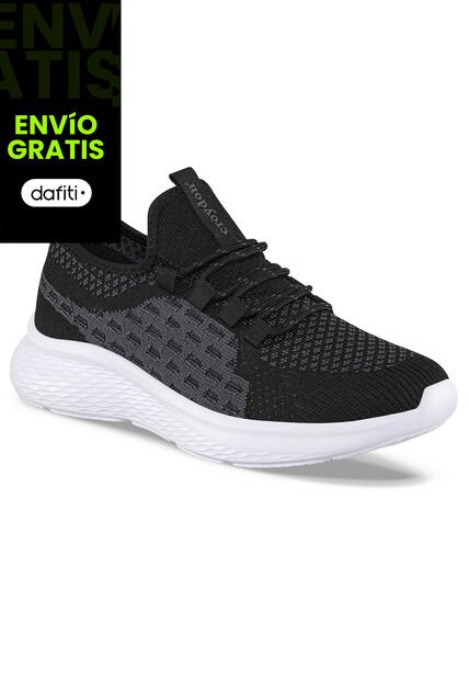 Tenis Running Trux Negro Para Mujer Croydon