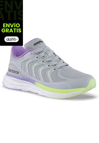 Tenis Running Qorife Gris Croydon Para Niña Croydon