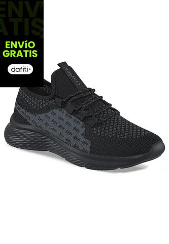 Tenis Running Trux Negro-Negro Para Mujer Croydon Croydon
