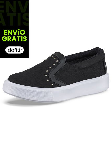 Tenis Casuales Cres Negro Croydon Para Mujer
