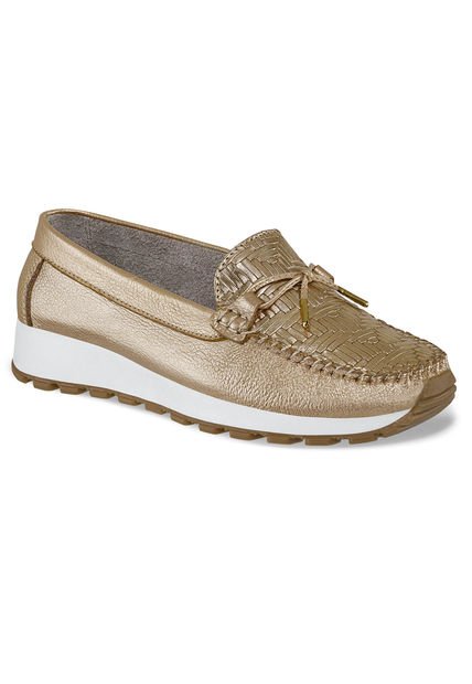 Mocasines Hirma Oro Para Mujer Croydon