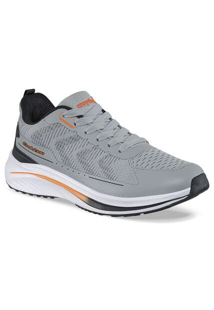 Tenis Running Kinet Gris Para Hombre Croydon