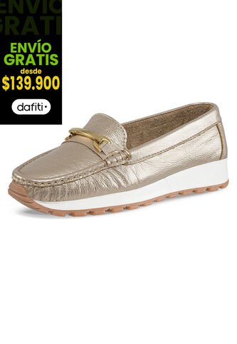 Mocasines Senaida Oro Para Mujer Croydon Croydon