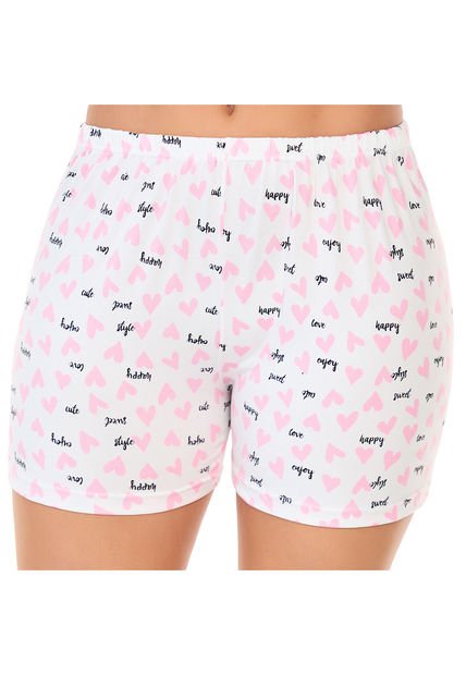 Short Camila Blanco Para Mujer Croydon