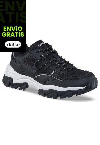 Tenis Urbanos Ztam Negro Croydon Para Mujer Croydon